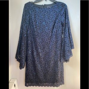 Macy’s Jessica Howard Navy Sequin Dress
